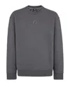 Fendi Round-neck Sweatshirt In Gray