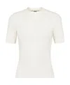 Fendi Round-neck T-shirt In White