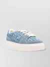 Fendi Low-top Sneakers With Contrast Stitching And Platform Sole