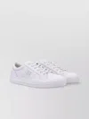 Fendi White Leather Domino Sneakers