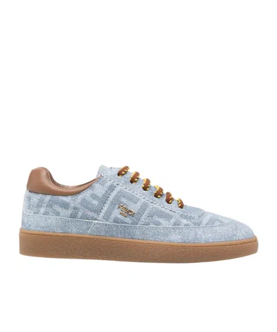 FENDI ROUND-TOE SNEAKERS