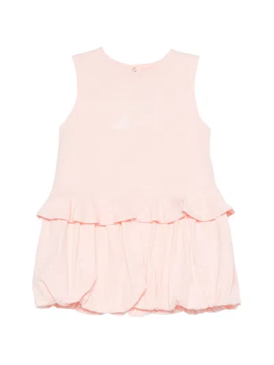 Fendi Babies' Ruffled Bubble-hem Dress In Pink