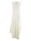Fendi Ruffled Daily Dress In White