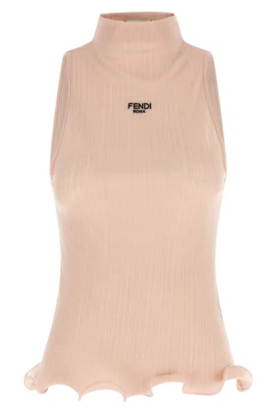 FENDI RUFFLED TOP