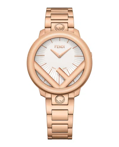 Fendi Run Away Bracelet Watch In Gold