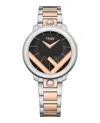 Fendi Run Away Bracelet Watch In Metallic