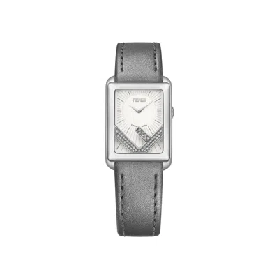 Pre-owned Fendi Run Away Diamond Watch 'stainless Steel' | Silver | Women's Size Onesize