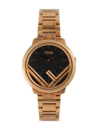 Pre-owned Fendi Run Away Watch, 36mm In Multi