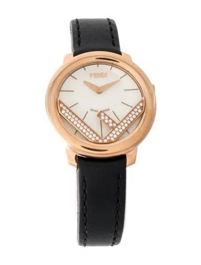 Pre-owned Fendi Run Away Watch In Multi