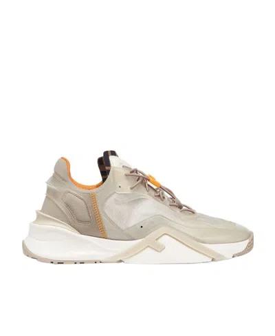 Fendi Runner Low-top Sneakers In Nude