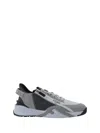 Fendi White Gray Monogram Flow Sneaker