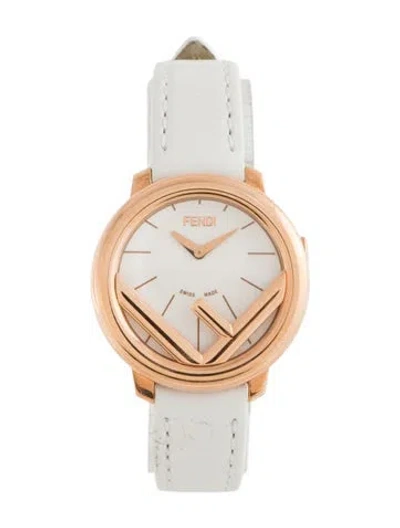 Pre-owned Fendi Runway Watch In Multicolor