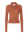 Fendi Rust Wool Sweater In Brown