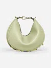 Fendi Women Pastel Green Leather Mini Graphy Handbag
