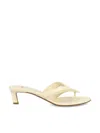 Fendi Light Yellow Open Toe Sandals