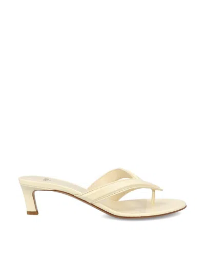 Fendi Yellow Ayers Medium-heeled Thong Sandals
