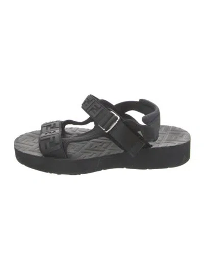 Pre-owned Fendi Sandals In Black