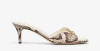 Fendi Brown Ayers Medium-heeled Sandals In Daisy Roccia