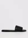 Fendi Sandals With Logo In Black