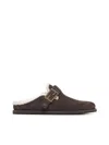Fendi Open-heel Muller Shoes In Mogano+latte