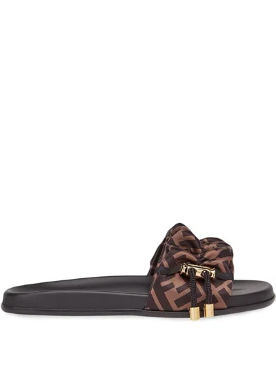 Fendi Sandals In Tabaconero