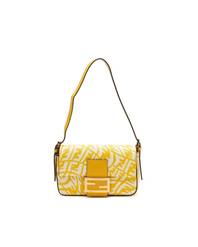 Fendi Sara Coleman Mini Baguette Bag In Multi