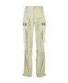 Fendi Trousers Green In Nude