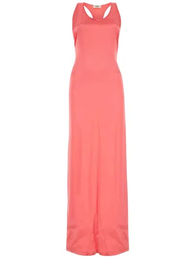 FENDI SATIN MAXI DRESS