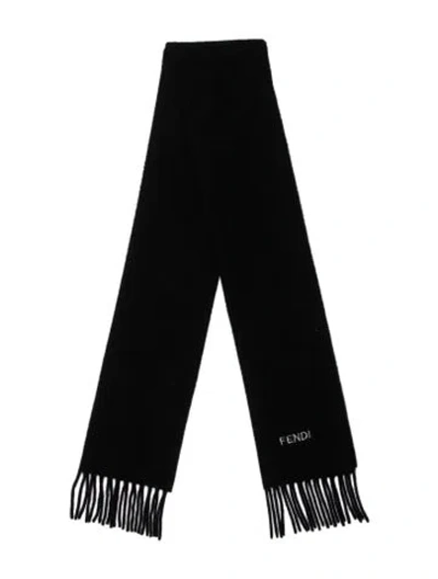Pre-owned Fendi Scarf In Black