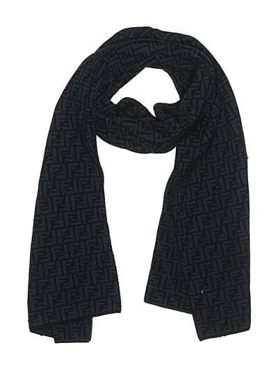 Pre-owned Fendi Scarf In Blue
