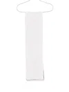 Fendi Scarf Double Ff Reversible In White