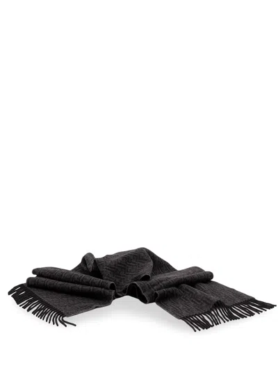 Fendi Scarf Ff Signature In Red