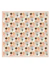 Fendi Selleria Print Square Scarf With Hemmed Edges In Multicolour