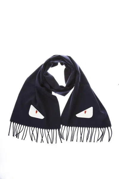 Fendi Scarf Scarves Foulard In Blue