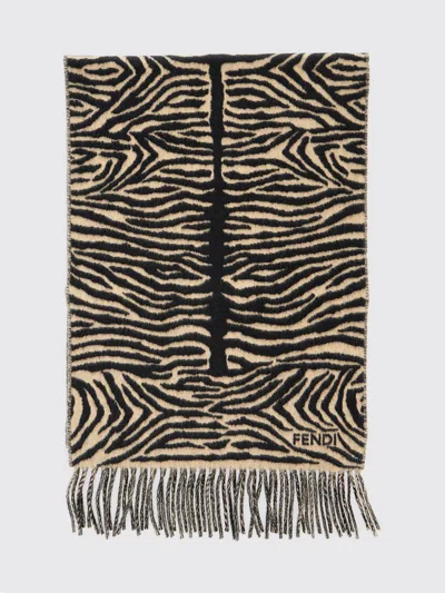 Fendi Scarf Woman In Animal Print