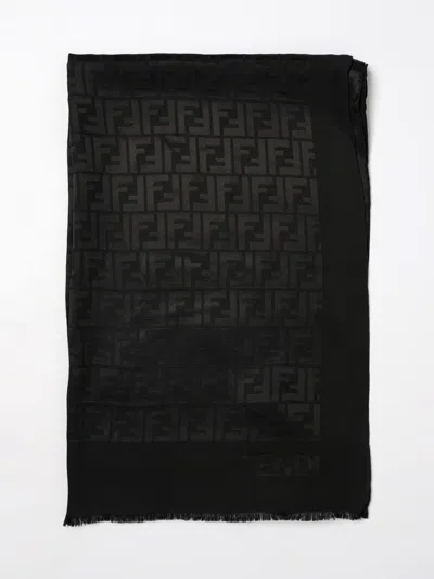 Fendi Scarf Woman  In Black