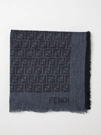 Fendi Scarf Woman  In Blue