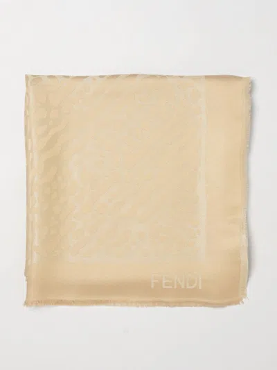 Fendi Scarf Woman  In Gold