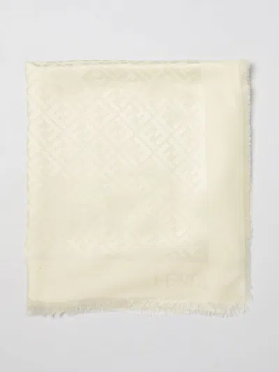 Fendi Scarf Woman  In White