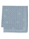 Fendi Women's Ff Wool Scarf In Blue