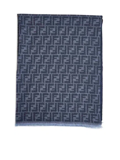 Fendi Scarfs In Blue