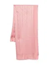 Fendi Ff Silk And Wool Shawl Accessories In Multi