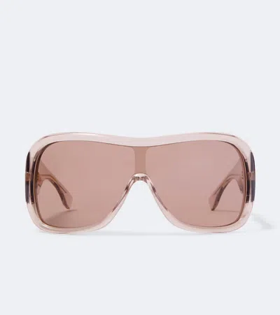 Fendi Screen Shield Sunglasses In Rosa