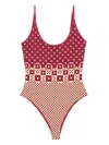 Fendi Purple Polyamide Sea Clothing In Brown