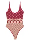 Fendi Purple Polyamide Sea Clothing In Brown