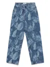 Fendi Sea Garden-print Jeans