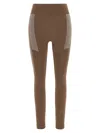 Fendi Seamless Leggings Beige In Brown