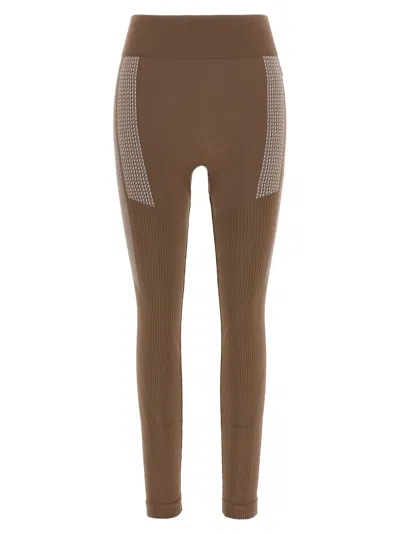 FENDI SEAMLESS LEGGINGS BEIGE