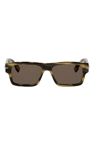 Fendi Selleria 54mm Rectangular Sunglasses In Multi