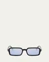 Fendi First Embellished Rectangular Sunglasses